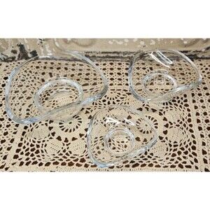 NIB Set of 3 SIN Urch Glass Decorative Bowls Graduated Sizes